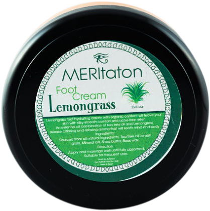 meritaton foot cream with lemon grass